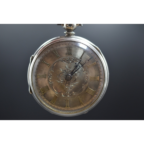 6 - A Hallmarked Joseph Sharpe London Silver Cased Pocket Watch With Movement Marked 'Berwick; A. Graham... 