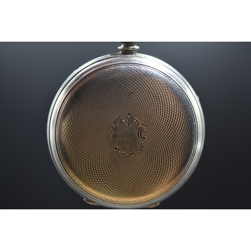 6 - A Hallmarked Joseph Sharpe London Silver Cased Pocket Watch With Movement Marked 'Berwick; A. Graham... 