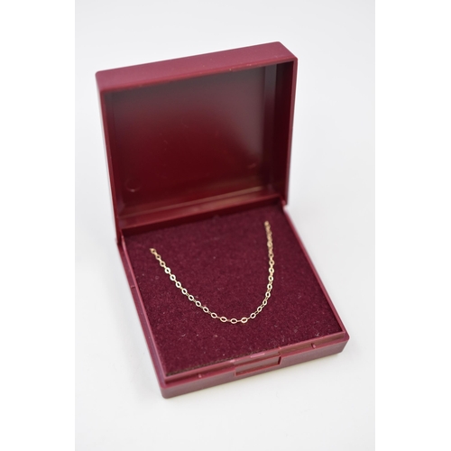 23 - Gold 9ct (375) Fine Necklace Chain