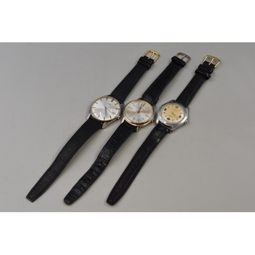 101 - Three Wind Up Watches to Include a 17 Jewel and 21 Jewel, Makes Include Diantus, Curtiss and Kered (... 