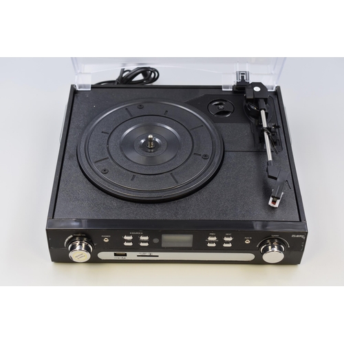 537 - Diginow Turntable Cassette Record Player