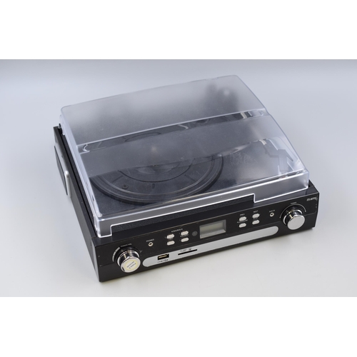 537 - Diginow Turntable Cassette Record Player