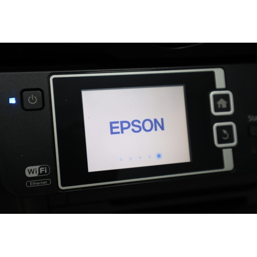 539 - EPSON WORKFORCE WF-3640 All-In-One Inkjet Printer (Powers On When Tested) NO POSTAGE