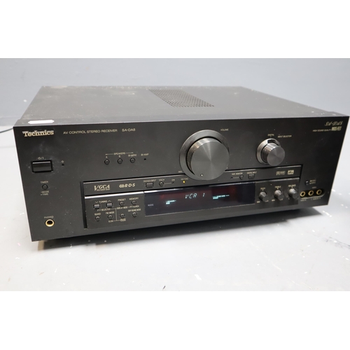 540 - Technics AV Control Stereo Receiver (SA-DA8) with 5 Panasonic (SB-AFC20) Speakers