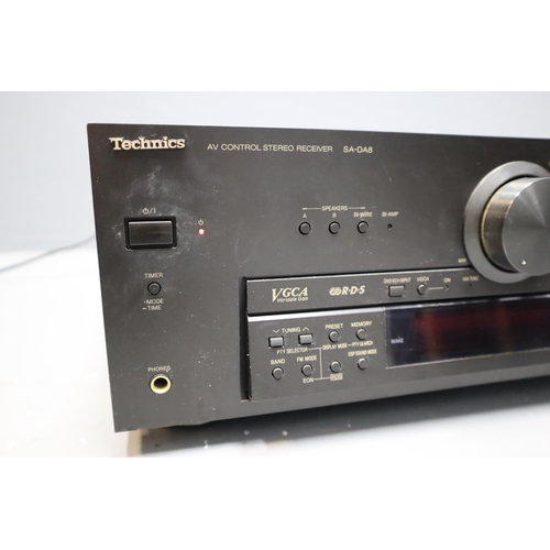 540 - Technics AV Control Stereo Receiver (SA-DA8) with 5 Panasonic (SB-AFC20) Speakers