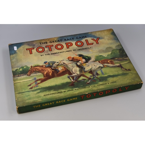 561 - A Vintage Totopoly Board Game, Appears Complete