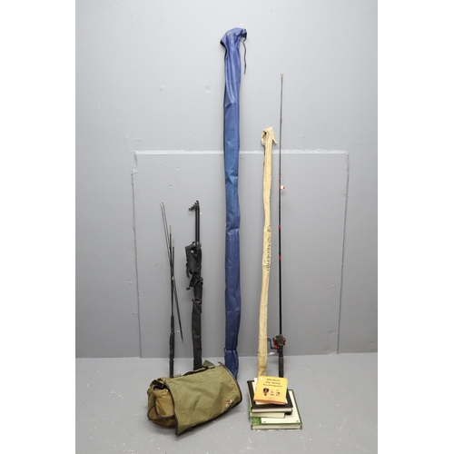 651 - Mixed Lot to Include Fishing Items Such as Rods, Reels, Books and More.