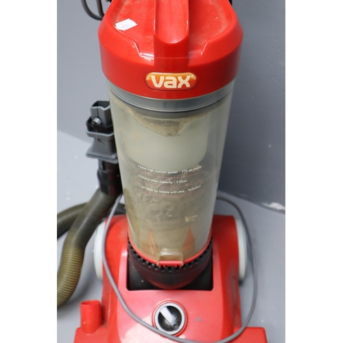 663 - Vax Energise Pulse Upright Vacuum with Accessories (powers on). No Postage