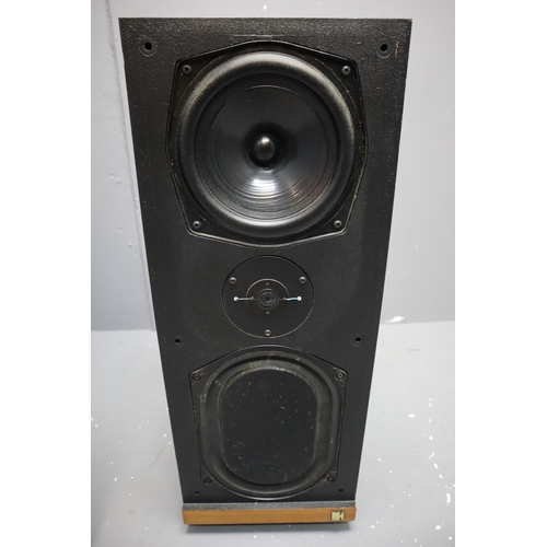 628 - KEF SP 1053 wired speakers, signs of cosmetic wear, no speaker cables (29