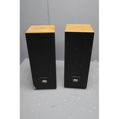 628 - KEF SP 1053 wired speakers, signs of cosmetic wear, no speaker cables (29