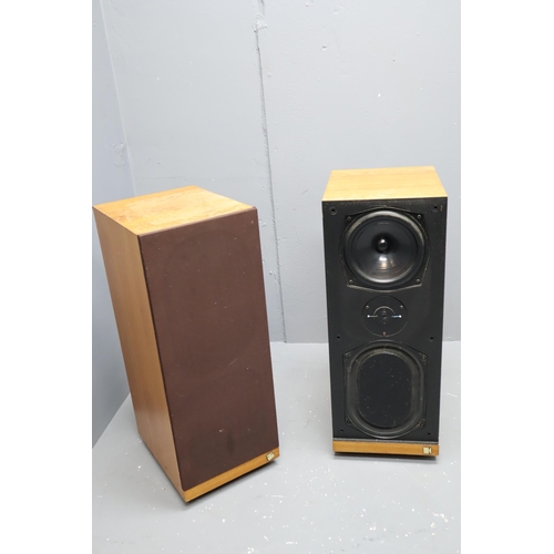 628 - KEF SP 1053 wired speakers, signs of cosmetic wear, no speaker cables (29