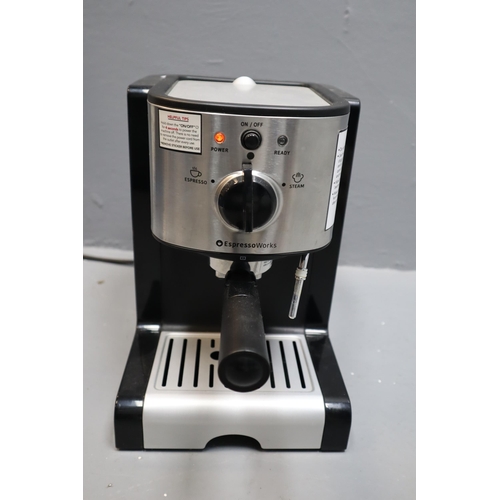 716 - Two Coffee Machines (Power On), Includes Breville, And Espresso Works