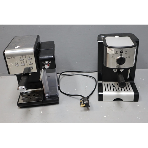 716 - Two Coffee Machines (Power On), Includes Breville, And Espresso Works