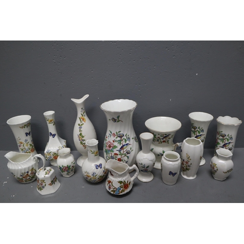 760 - Selection of Mixed Ainsley Ceramics to include jugs, vases and more (some a/f)