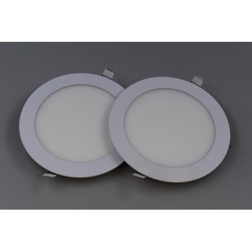 687 - Pair of New LED Panel Lights