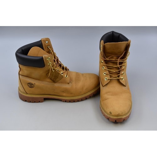 691 - A Pair of Timberland Leather Waterproof Boots, Size 10.5