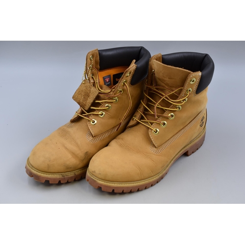 691 - A Pair of Timberland Leather Waterproof Boots, Size 10.5