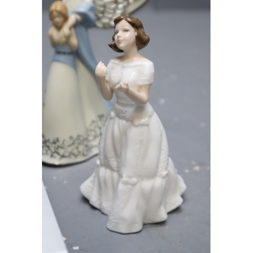 766 - Mixed Box to Include Two figurines to include a Royal Doulton Welcome HN 3764 figurine and Heirloom ... 