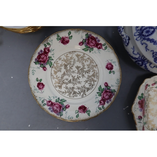 768 - Mixed Ceramics to include Cups, Side Plates and more including makes like Colclough, Noritake and mo... 