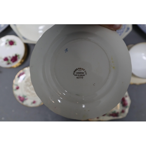 768 - Mixed Ceramics to include Cups, Side Plates and more including makes like Colclough, Noritake and mo... 