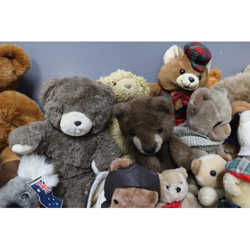 771 - A Large Selection of Teddy Bears To Include Little Charley Bear, RNLI, Australian Koala, And More