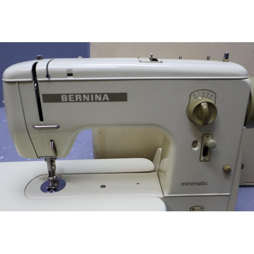 773 - Vintage Cased Bernina Sewing Machine Complete with pedal and Power lead, powered on when tested but ... 