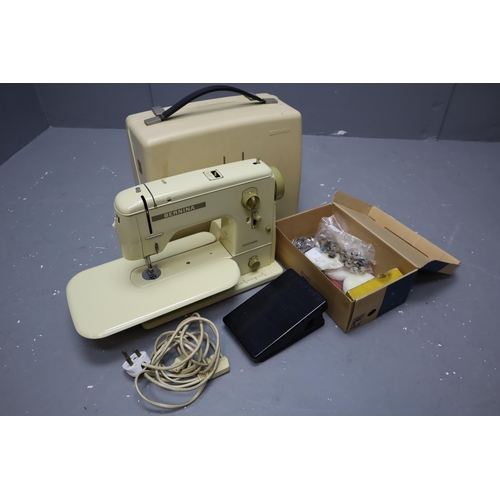 773 - Vintage Cased Bernina Sewing Machine Complete with pedal and Power lead, powered on when tested but ... 