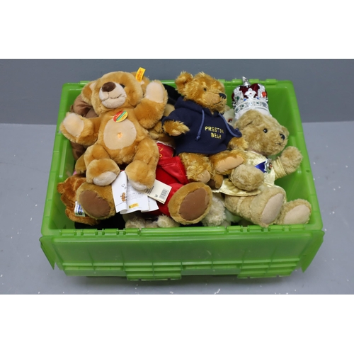 780 - Mixed Teddy Lot to Include Preston Bears, Wallace, Royal Bears and More