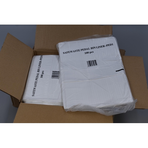 710 - 1000 Pedal Bin Liners (280x425x425mm) and 1000 Swing Bin Liners (300x550x700mm)