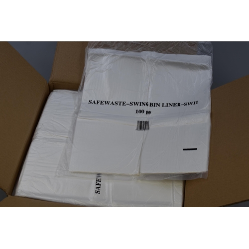 710 - 1000 Pedal Bin Liners (280x425x425mm) and 1000 Swing Bin Liners (300x550x700mm)