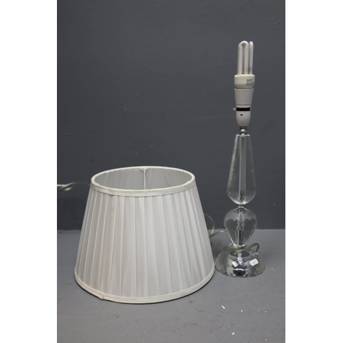 252 - Crystal Styled Maison Table Lamp (Working)