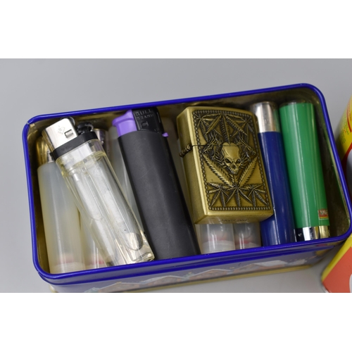 435 - A Selection of Lighters And Lighter Fluid. Includes Zippo