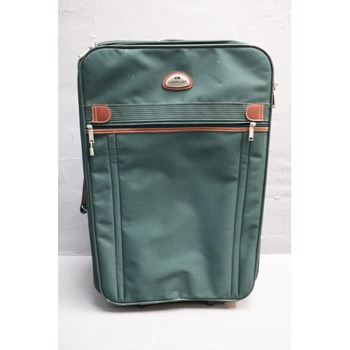 450 - A Selection of Four Bags To Include Two Travel Cases, A Holdall With Wheels, And Messenger Bag