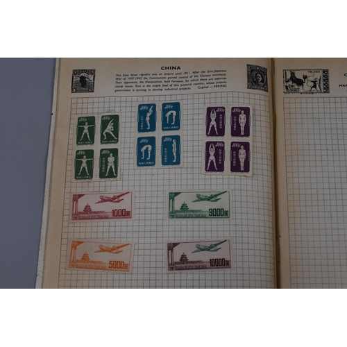 454 - A Selection of Stamps and Stamp Albums To Include Unsorted Mounted Stamps, Two Empty Stamp Albums, A... 