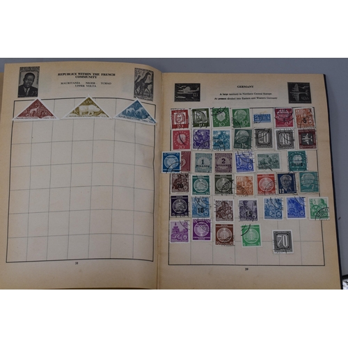 454 - A Selection of Stamps and Stamp Albums To Include Unsorted Mounted Stamps, Two Empty Stamp Albums, A... 