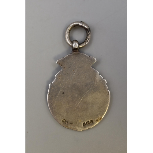 19 - A Hallmarked William Adams Ltd Birmingham Silver Fob Medal, Circa 1927