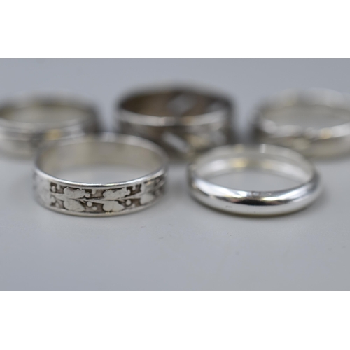 28 - Selection of Five Sterling Silver/925 marked Rings