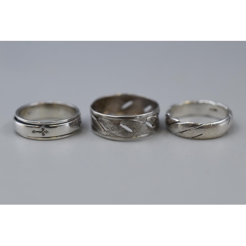 28 - Selection of Five Sterling Silver/925 marked Rings