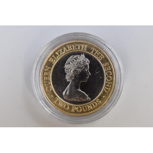 140 - Royal Mint Elizabeth II Bailiwick of Jersey £2 Coin Complete with Presentation Box