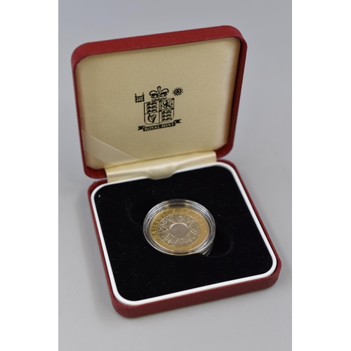 140 - Royal Mint Elizabeth II Bailiwick of Jersey £2 Coin Complete with Presentation Box