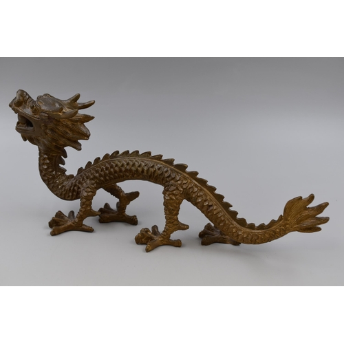 175 - Brass Dragon Figure (14