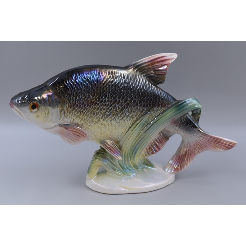 253 - Jema of Holland Mid Century Lustre Finished Fish (353) 15