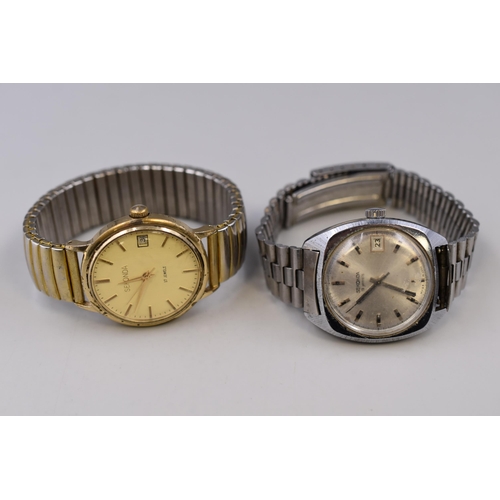 78 - Two Gent's Sekonda Mechanical Day/Time Watches To Include 17 Jewels and 19 Jewels. Working