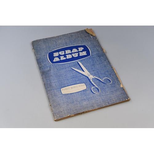 194 - Old scrapbook containing a programme from the Morecambe and Wise show at Winter Gardens in Bournemou... 