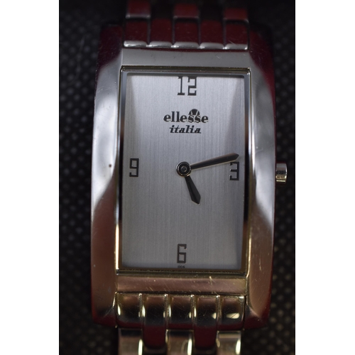 106 - Ellesse Italia Quartz Watch Complete in Presentation Box (Working)