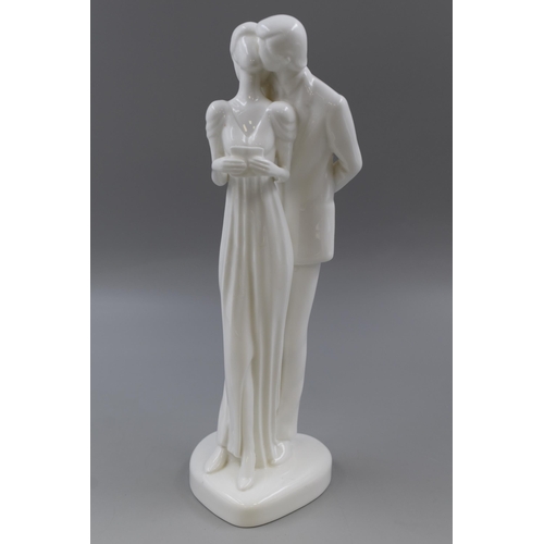 282 - A Royal Doulton Images 'Happy Anniversary' Ceramic Figure (HN 3254), Approx 12.5