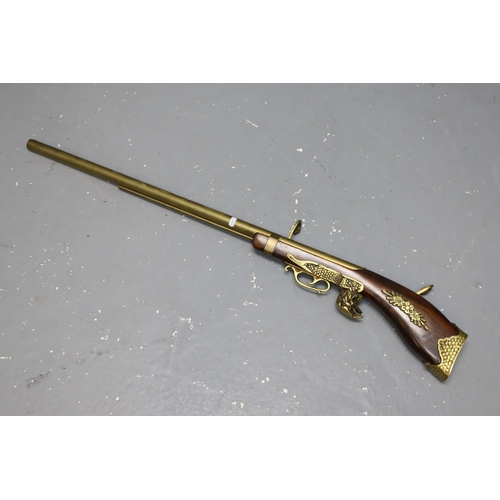 306 - Vintage Decorative Rifle Ornament (3' 4