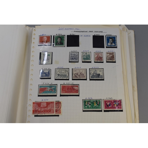 386 - Collection of European Stamps and World Stamps Both in Folders