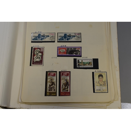 386 - Collection of European Stamps and World Stamps Both in Folders