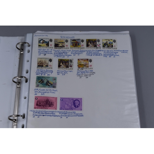 386 - Collection of European Stamps and World Stamps Both in Folders